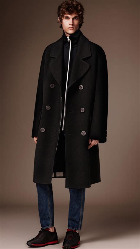 burberry coats on sale mens|burberry men's wool overcoat.